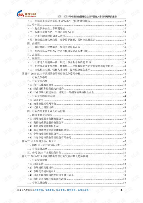2021 2025年中国物业管理行业新产品进入市场策略研究报告.pdf